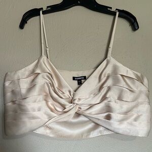 Pleated Crop Top